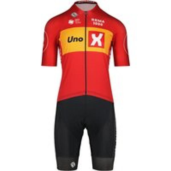 UNO-X 2023 Set (fietsshirt + fietsbroek) set (2 artikelen), voor heren, Fietskle