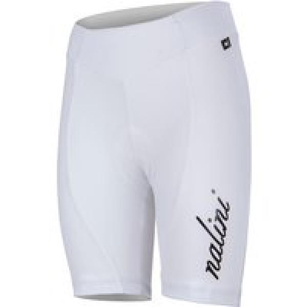 NALINI dames fietsbroek Agnena Soft wit damesfietsbroek, Maat L, Fietsbroek, Fie