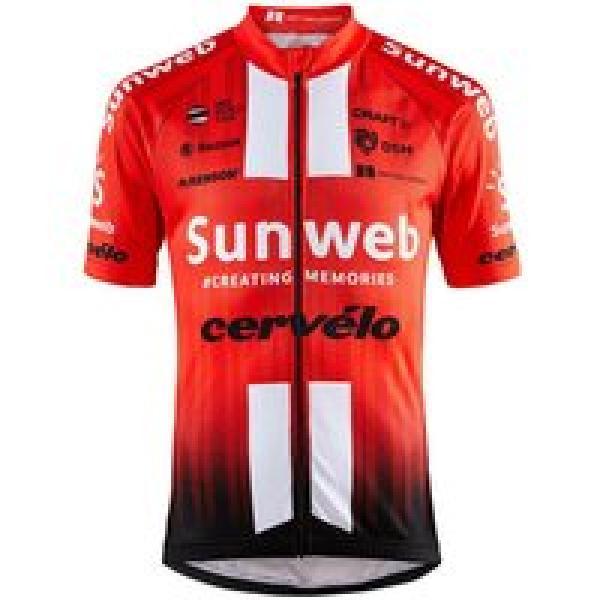 TEAM SUNWEB 2019 kinderfietsshirt, Maat L