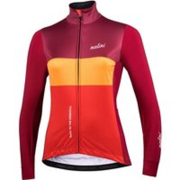 NALINI Dames Winterjas Nieuw Asfalto dames thermofietsjack, Maat L, Fietsjas, Fi