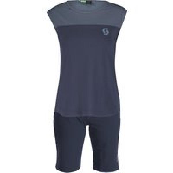 SCOTT zonder mouwen Trail Flow Dri Dames set (fietsshirt + fietsbroek) dames set