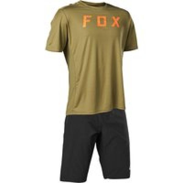 FOX Ranger Moth Set (fietsshirt + fietsbroek) set (2 artikelen), voor heren