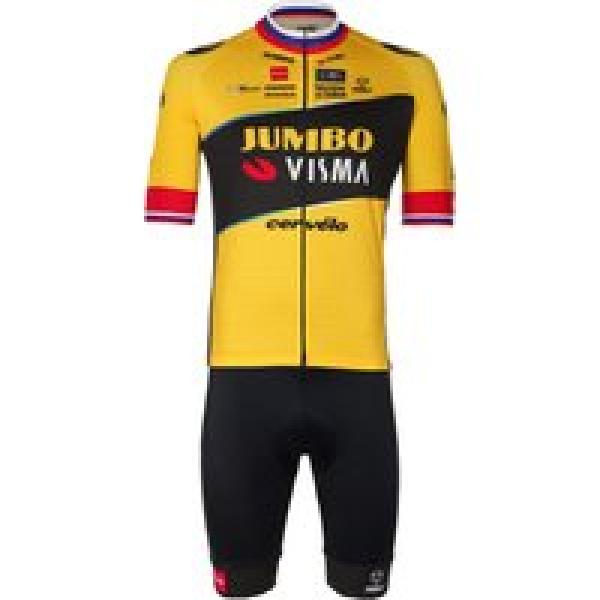 TEAM JUMBO-VISMA Primoz Roglic 2023 Set (fietsshirt + fietsbroek) set (2 artikel