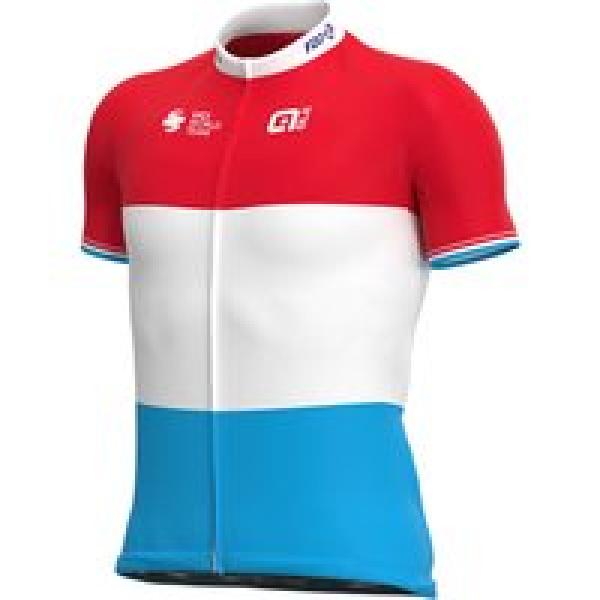 GROUPAMA FDJ Shirt met korte mouwen Luxemburgse kampioen 2021 fietsshirt met kor