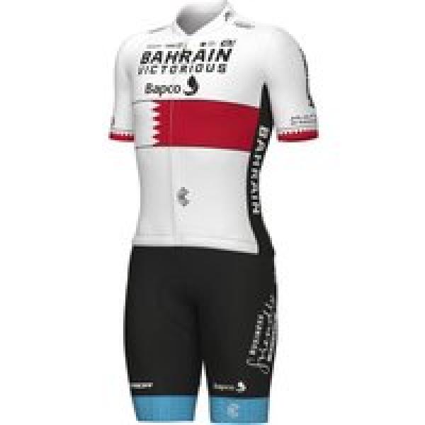 BAHRAIN- VICTORIOUS Bahrain. Meister 23 Set (fietsshirt + fietsbroek) set (2 art