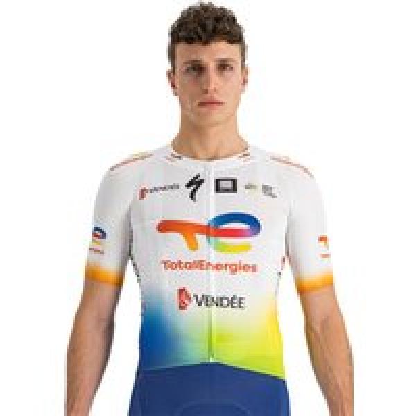 TEAM TOTALENERGIES Fietsshirt met korte mouwen Pro Race Bomber 2023 fietsshirt m