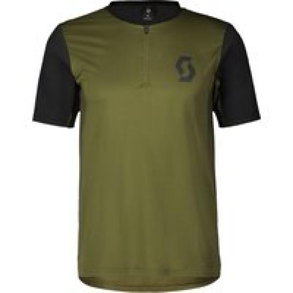 SCOTT Fietsshirt Trail Vertic Zip bikeshirt, voor heren, Maat 2XL, Wielershirt,