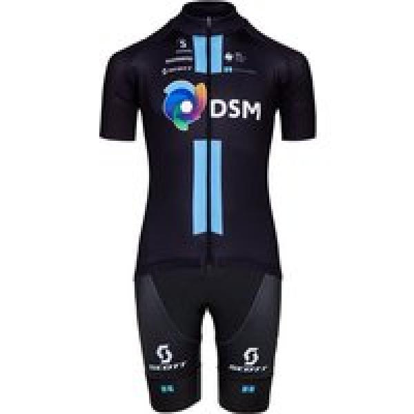 TEAM DSM 2021 Kinderset (fietsshirt + fietsbroek)