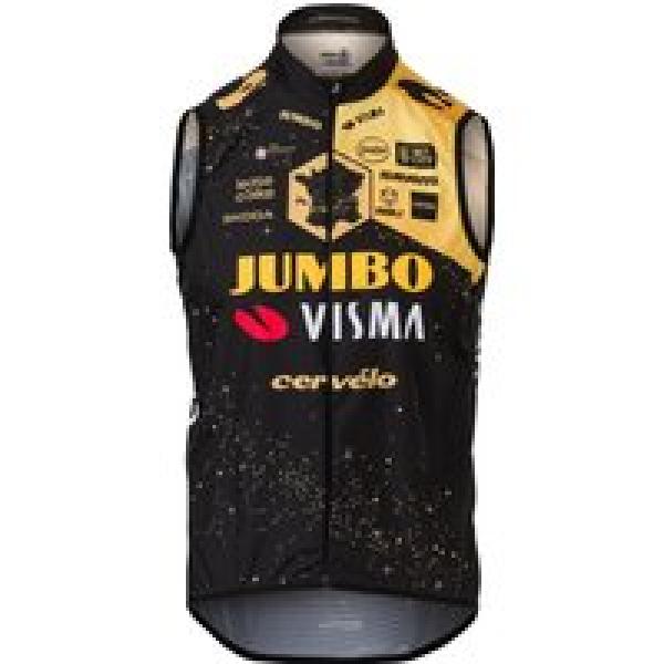 TEAM JUMBO-VISMA Windvest TdF 2023 windvest, voor heren, Maat L, Fiets vest, Wie