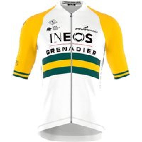 INEOS Grenadiers Fietsshirt met korte mouwen Icon Australische kampioen 2023 fie