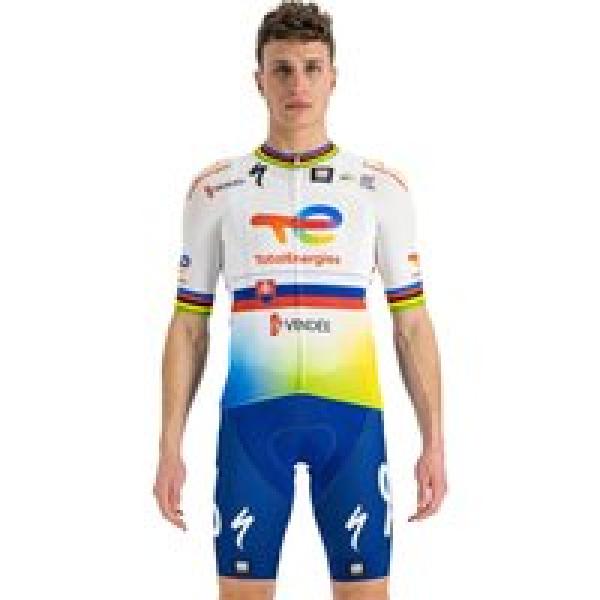 TEAM TOTALENERGIES P. Sagan Ex-Wereldkampioen 2023 Set (fietsshirt + fietsbroek)