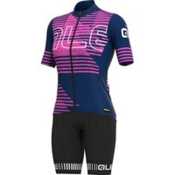 ALÉ Horizon Dames set (fietsshirt + fietsbroek) dames set (2 artikelen), Fietskl