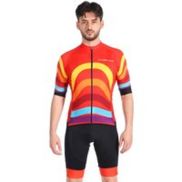 NALINI New Stripes Set (fietsshirt + fietsbroek) set (2 artikelen), voor heren