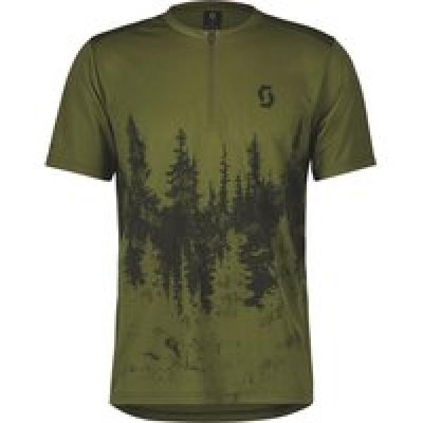 SCOTT Bikeshirt Trail Flow Zip bikeshirt, voor heren, Maat L, Fietsshirt, Wieler