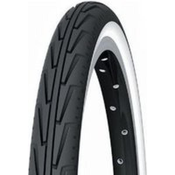 michelin city junior 20 stadsband etrto 451 tubetype rigid zwart wit