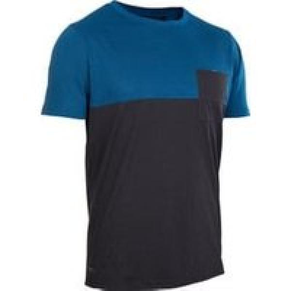 ion seek amp short sleeve jersey zwart blauw