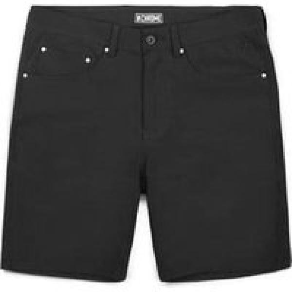 madrona 5 pocket chrome shorts black