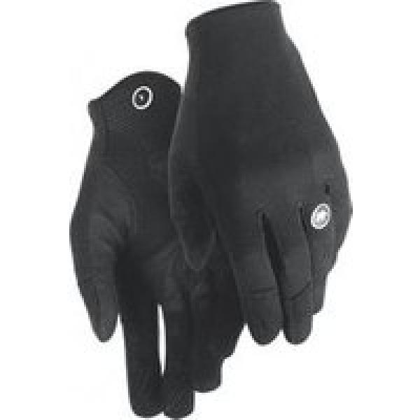 paar assos trail long gloves black series