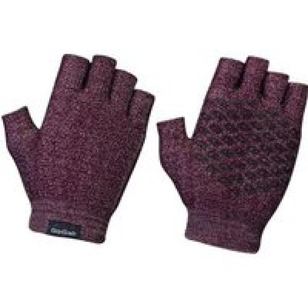 gripgrab freedom short finger knit gloves red