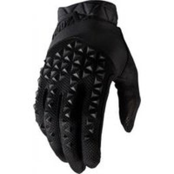 100 geomatic long gloves black