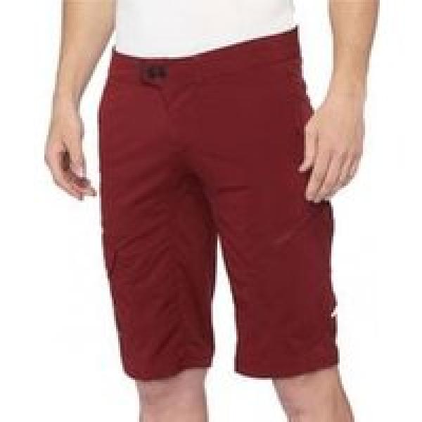 100 ridecamp red shorts