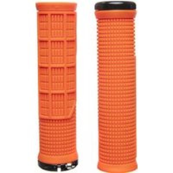 paar lizard skins machine single lock on blaze grips oranje