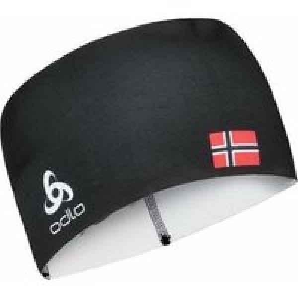 odlo competition fan hoofdband norvege zwart