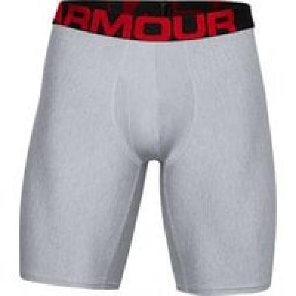 under armour tech boxerjocks 23cm set van 2 grijs heren