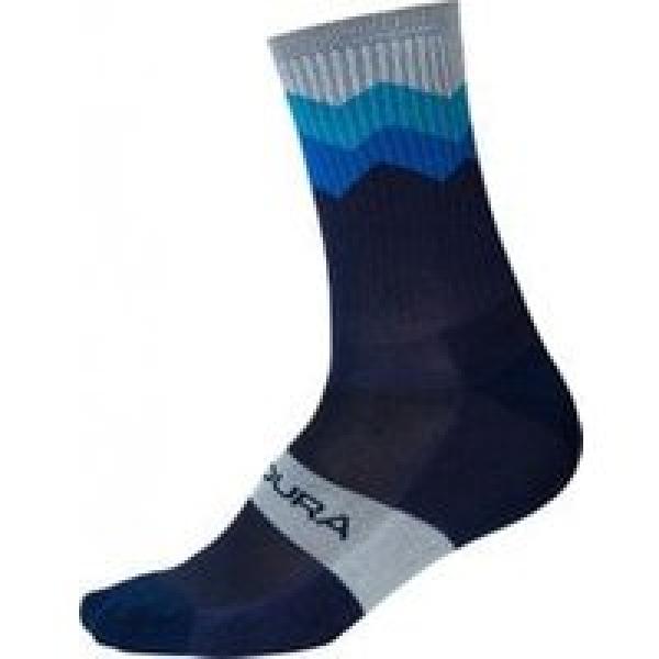 paar endura crest line sokken blauw