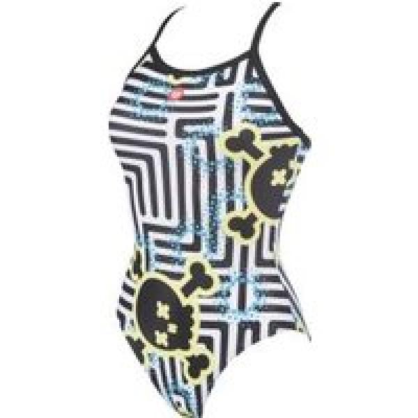 arena crazy labyrinth light drop back multi color one piece swimsuit for women