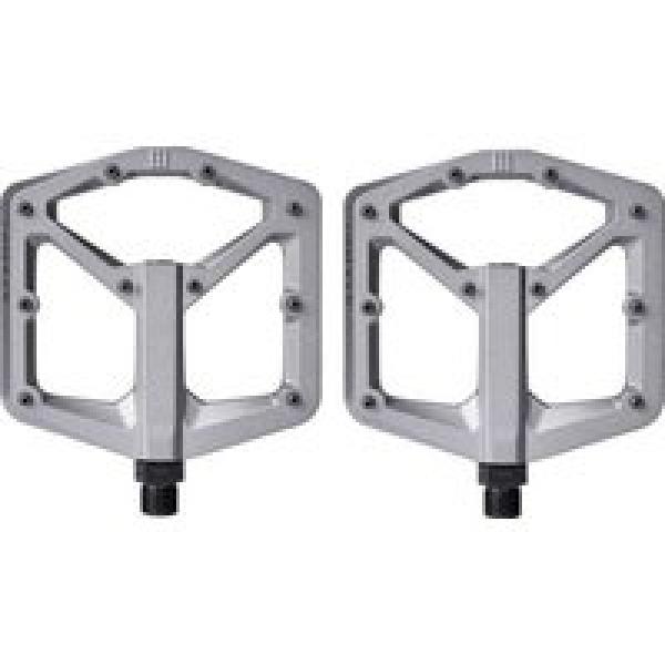 paar crankbrothers stamp 3 grijs magnesium pedalen