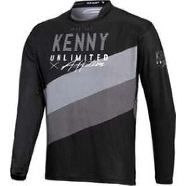 kenny prolight kid long sleeve jersey zwart grijs