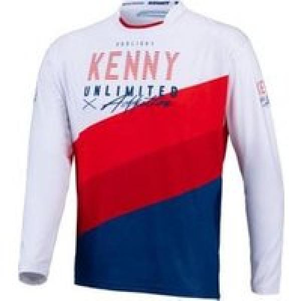 kenny prolight kid long sleeve jersey blauw rood