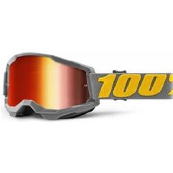 100 strata 2 goggle izipizi yellow grey red mirror lenses