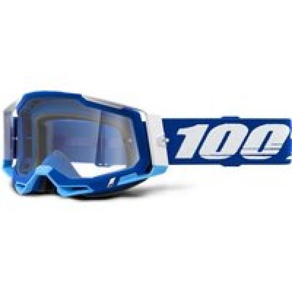 100 racecraft 2 goggle light blue clear lenses