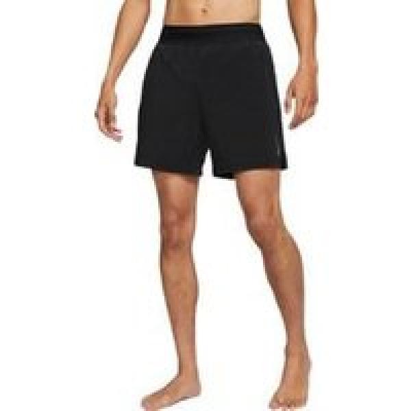 nike dri fit yoga 2 in 1 shorts black grey men s