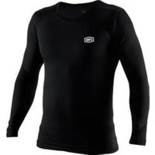 100 basecamp base layer long sleeve underwear black