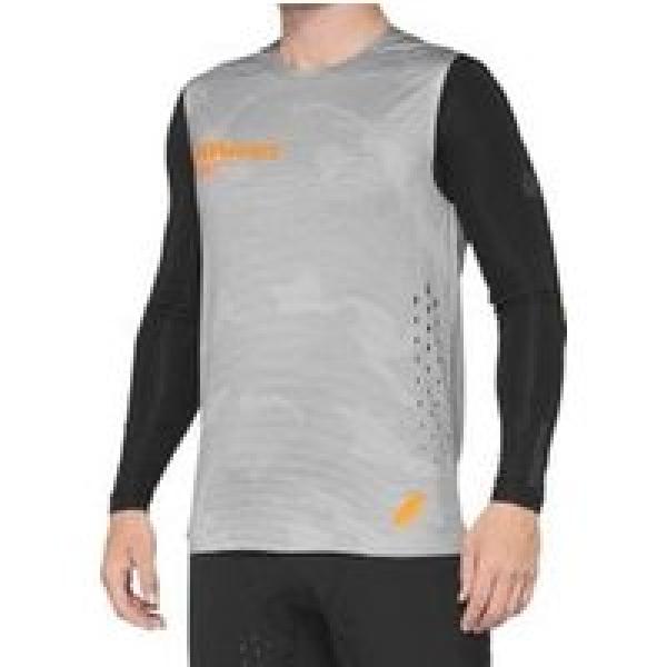 r core concept 100 sleeveless jersey grey black