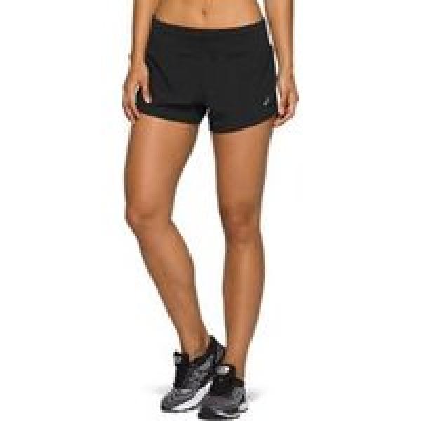 asics women s road run 3 5in shorts black