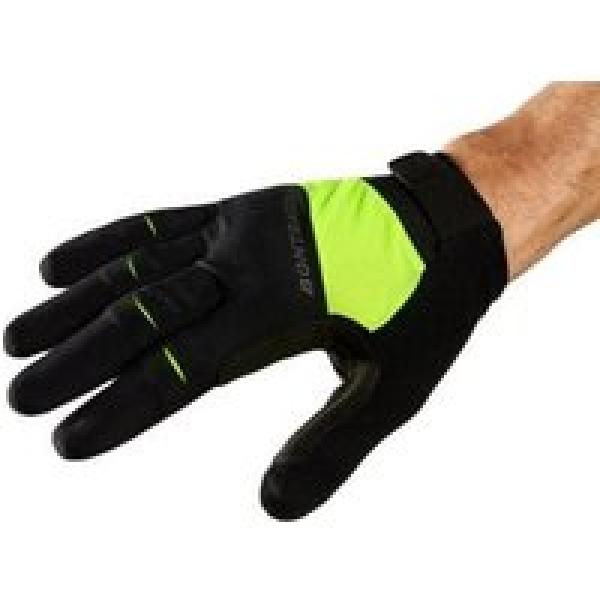 bontrager circuit full finger twin gel long gloves yellow