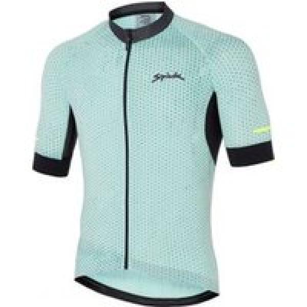 spiuk helios turquoise short sleeve jersey