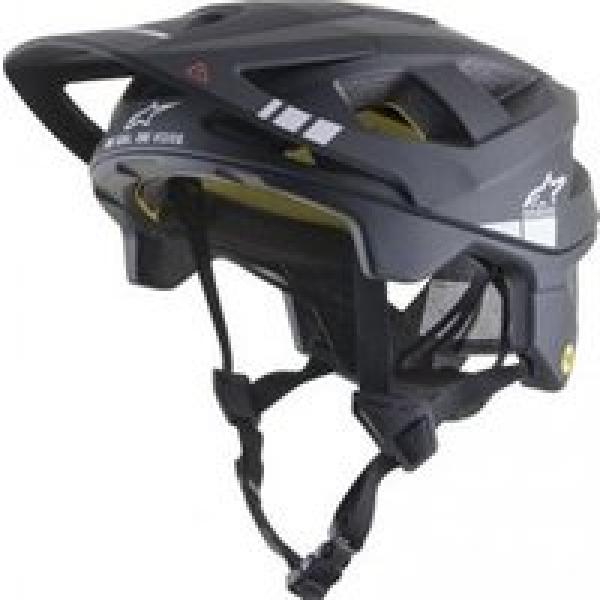 alpinestars vector tech a1 helm zwart grijs