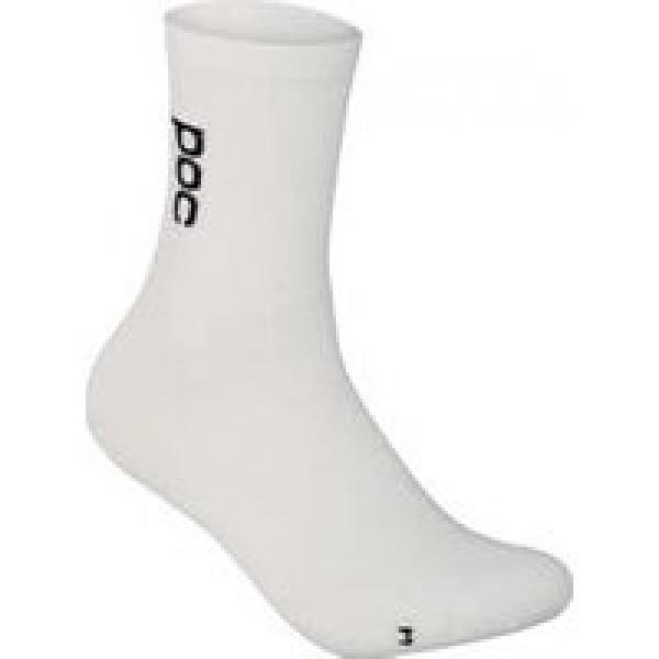 poc soleus lite long socks white