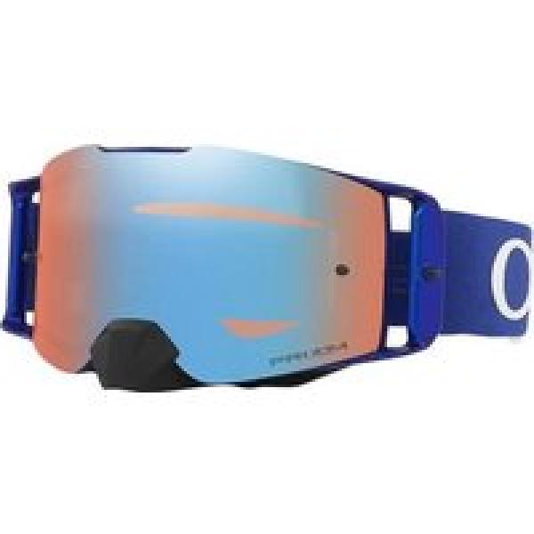 oakley front line prizm mx sapphire iridium blue goggle