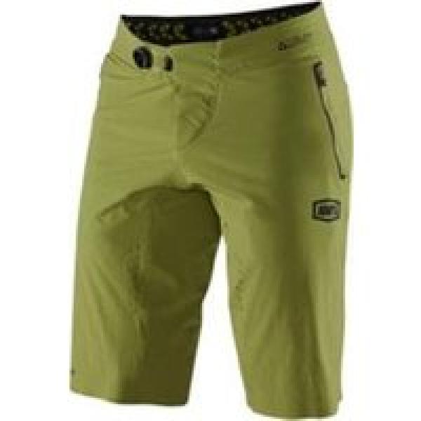 100 celium green shorts