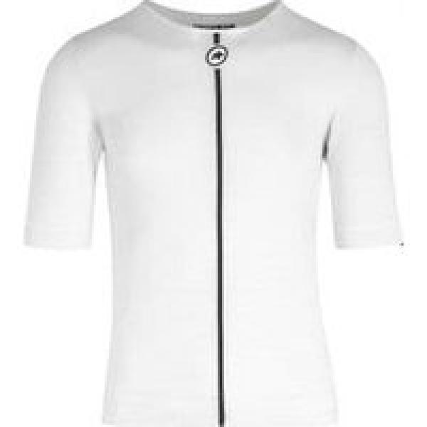 assos summer skin layer short sleeve jersey white