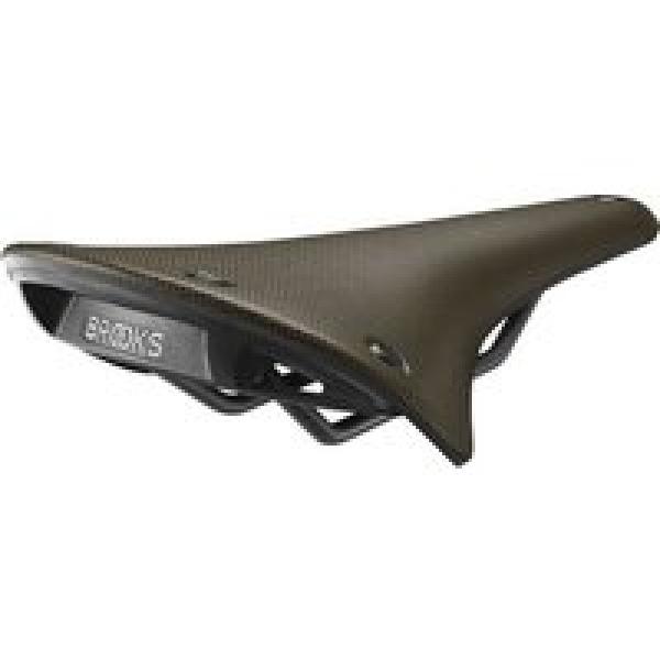 brooks cambium c17 mud green saddle