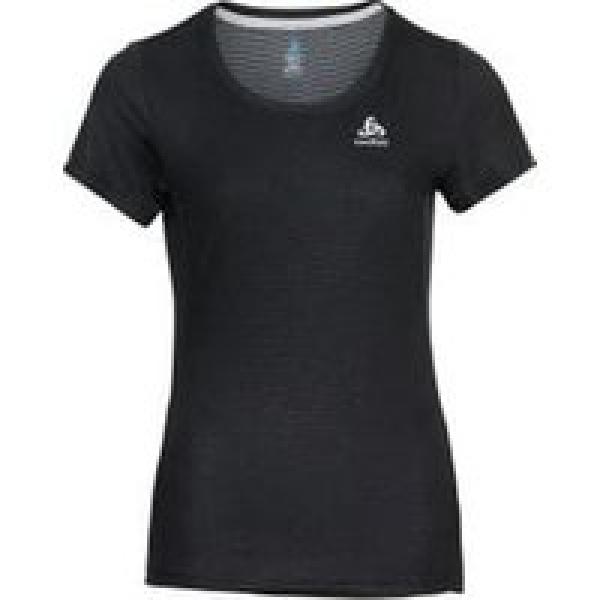 odlo f dry women s short sleeve jersey black