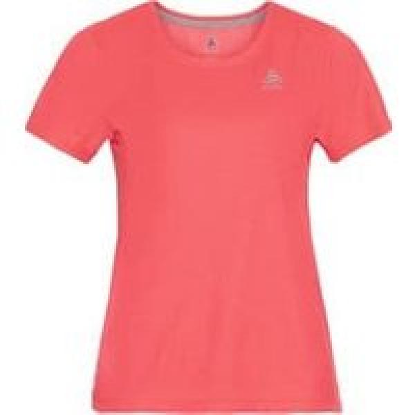 odlo f dry pink women s short sleeve jersey