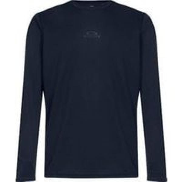 oakley foundational training long sleeve jersey blackout zwart